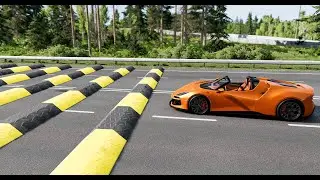 Car vs 100 Speed Bumps #1 – BeamNG.Drive