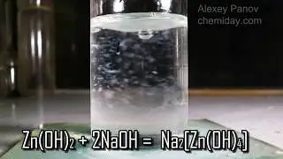 Zinc hydroxide react with sodium hydroxide