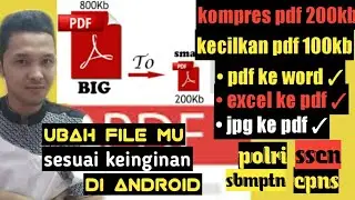 Cara mengecilkan ukuran file pdf di android dengan mudah 2020