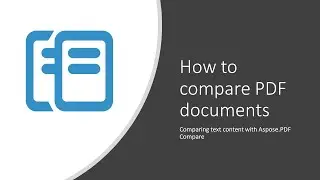 How to compare two PDF documents