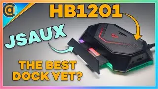 JSAUX HB1201 Steam Deck ROG Ally RGB Docking Station. First Look