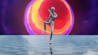#Футаж человек-сталь танцует ◄4K•HD► #Footage man of steel dancing