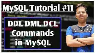 DDL DML DCL commands in MySQL #11 | DDL | DML | DCL | SQL | Database | 