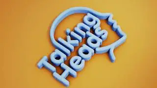 Talking Heads Logo Created in Blender