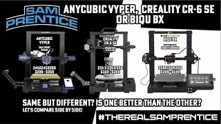 Anycubic Vyper vs Creality CR6 SE vs Biqu BX 3D Printers