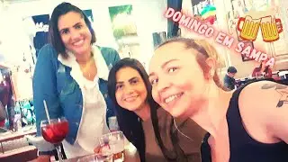 Fomos na Pinacoteca e no Bar Brahma