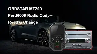 OBDSTAR MT200 Change Ford 6000 CD Radio Code by Bench - Cardiagtool