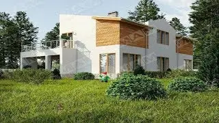 Проекты каркасных домов с гаражом