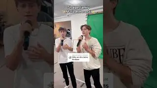 Kinda WHAT?!? 🫢 #shorts #twins #singing #love  #sharpefamilysingers