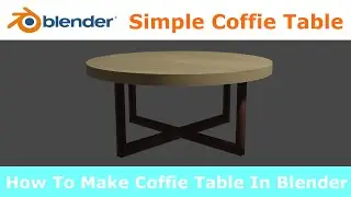 How To Make Simple Coffe Table In Blender | Coffie Table | GameAsset | Yoo The Best |