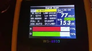 WS 6933  Satlink  Finder •  Satellite Signal Scanner  