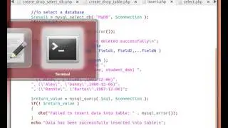 MySQL from a PHP Script 6/8: Select Data from Table(s) in MySQL