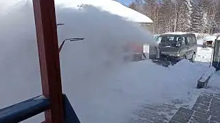 КАК ПРЕВРАТИТЬ  АВТОБУС В СНЕГОРОТОР.
