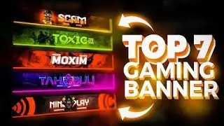 Top 5 YouTube Banner || Free Gaming Banner Download|| Five gaming banner_ #top10 #top5banner