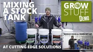 Grow Stuff DEMO - How to mix a Stock Tank