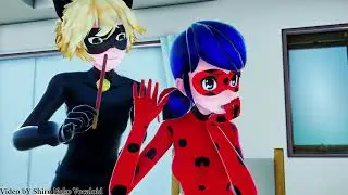 【MMD Miraculous】Pocky?【Ladybug×Chat Noir】【60fps】