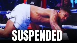 Anthony Joshua is suspended from boxing
