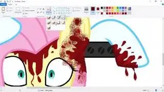 MLP Speed Paint | Dead Fluttershy [ GORE CONTENT ]