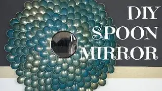 DIY Plastic Spoon Mirror- Easy Tutorial
