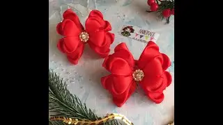 Простые банты из репсовых лент