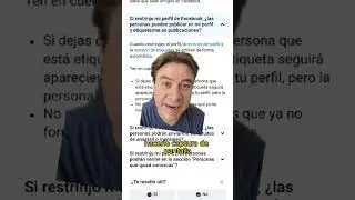 Perfil privado en facebook 😱 #facebook #hacks #tips