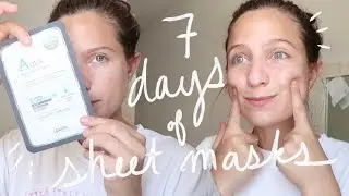 I Did A Sheet Mask Every Day For A Week