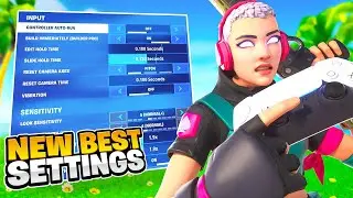 *NEW* BEST CONTROLLER SETTINGS FOR PIECE CONTROL AND AIMBOT | Fortnite Season 4