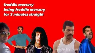 freddie mercury being freddie mercury for 3 minutes straight