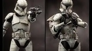 STAR WARS SIDESHOW COLLECTIBLES CLONE TROOPER DELUXE VETERAN