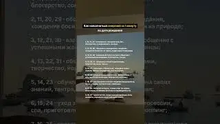 Как наполниться энергией за 1 минуту по дате рождения