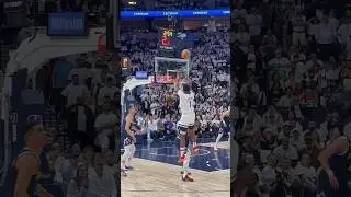 Anthony edwards hits a fadeaway #ball #basketball #timberwolves #nba #tough #nuggets #fadeaway