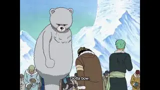 Hiking Bear Meme || One Piece Funny Moments #6