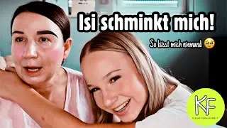 HEY ISI SCHMINKT MICH 😳 MAKE UP FÜR MAMA 💕 Sandra by KLEINE FAMILIENWELT