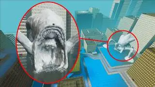 Un DRON capta a SILVER SONIC EATER en la CIUDAD INUNDADA | Garry's Mod Sandbox