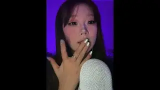 ASMR助眠-湿润口腔音口水画 感谢@你的🐟🐟. 宝贝定制#asmr #口水画