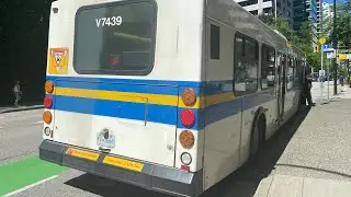 Vancouver Translink 2001 New Flyer D40LF V7439 on 22 Downtown