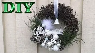 DIY New Year's wreath.