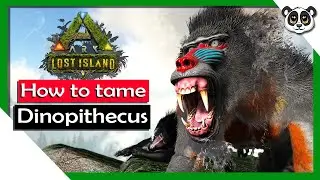 HOW TO TAME Dinopithecus! | ARK: Lost Island