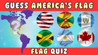 Guess the Flags: Journey Through the Americas Flags Quiz 🌎
