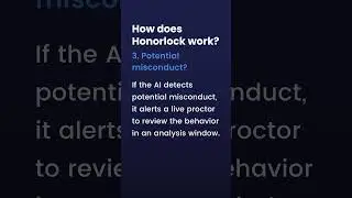 Quick Breakdown of How Honorlock online proctored exams work #shorts  #educationaltechnology