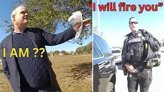 Bodycam:  Politician gets Angry at Cop 