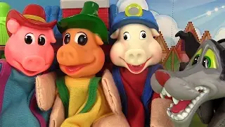 Les trois petits cochons et le loup Marionnettes 3 Little Pigs Puppet Theater