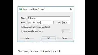 Steps for Connecting Oracle cloud database from Sqldeveloper 