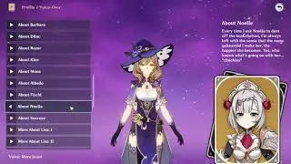 Lisa talking about Noelle | Genshin Impact