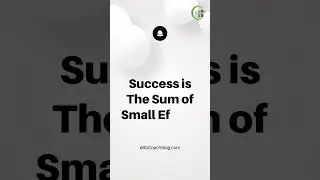 🌱 Success is The Sum of Small Efforts. #shorts #businesssuccessquotes