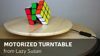 How To Make Motorized Turntable