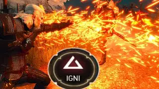 How do you use Igni in Witcher 3?