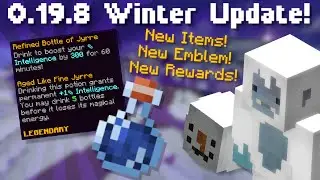 Skyblock 0.19.8 Winter Update! New Items + Event + Gift Milestones! (Hypixel Skyblock News)