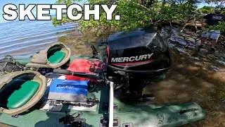 INSANE! I Put the BIGGEST Motor Possible on this INFLATABLE Boat Sea Eagle FishSkiff16