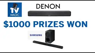 Winners of the Denon and Samsung Soundbars